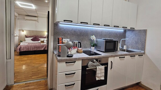 Deluxe Apartment, 1 Double Bed with Sofa bed, City View - Apartment City center with workspace (Sofia)