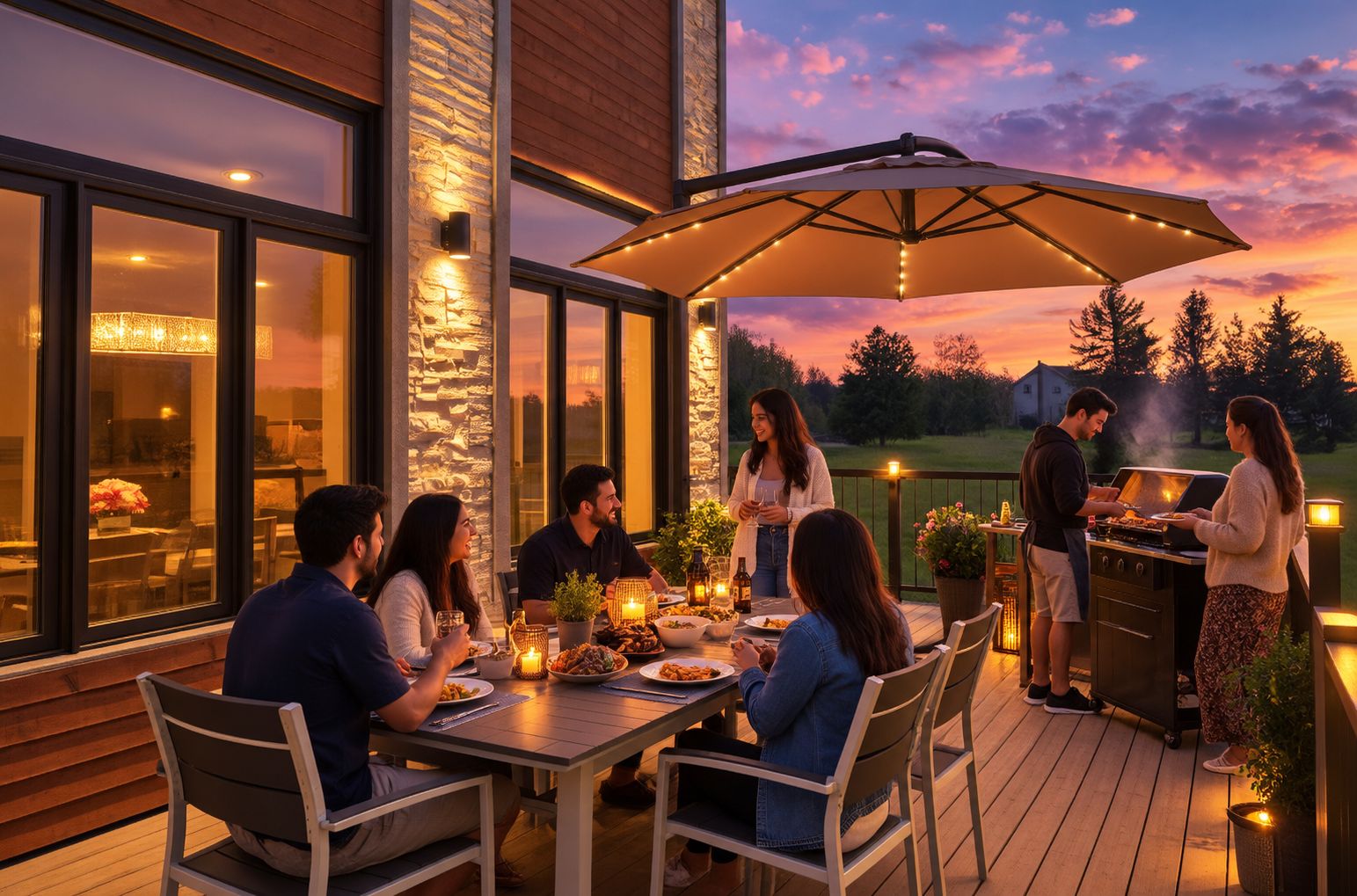 Outdoor dining