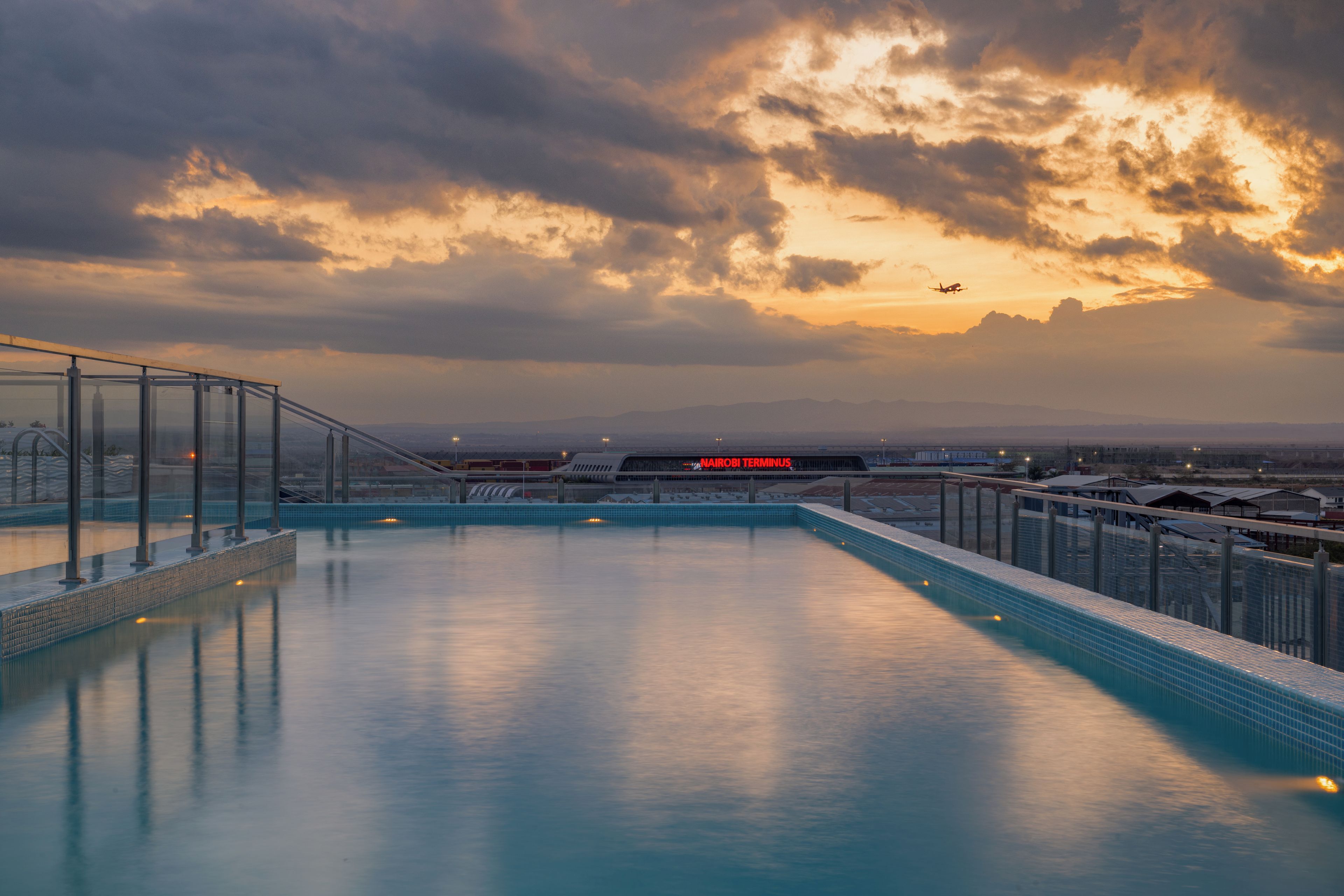 Piscina en la azotea