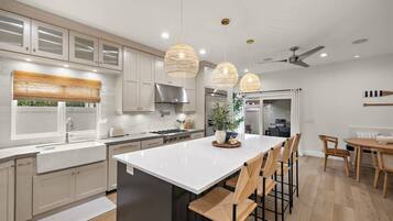 Spacious Kitchen Island