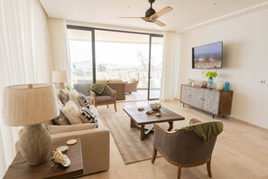 Living area - Ocean & El Arco Views from Your Private Fire Pit (Cabo San Lucas)
