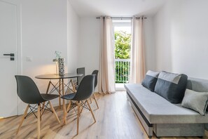 Living area - Krzywa Comfort Apartment (Katowice)