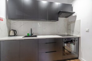 Private kitchen - Krzywa Comfort Apartment (Katowice)
