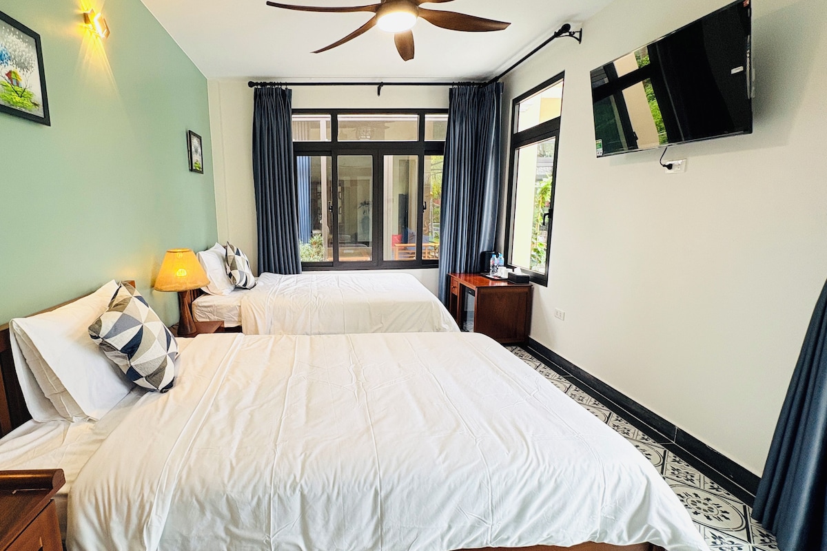 Deluxe Double or Twin Room, Patio, Garden View
