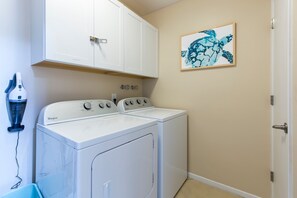 Washer and dryer for guest use. - Dorado Escape | Golf Course Front | Community Pool | Tucson (Tucson)