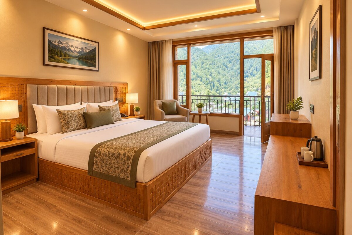 Luxury Double Room, Balcony, Mountain View | Wi-fi percuma 