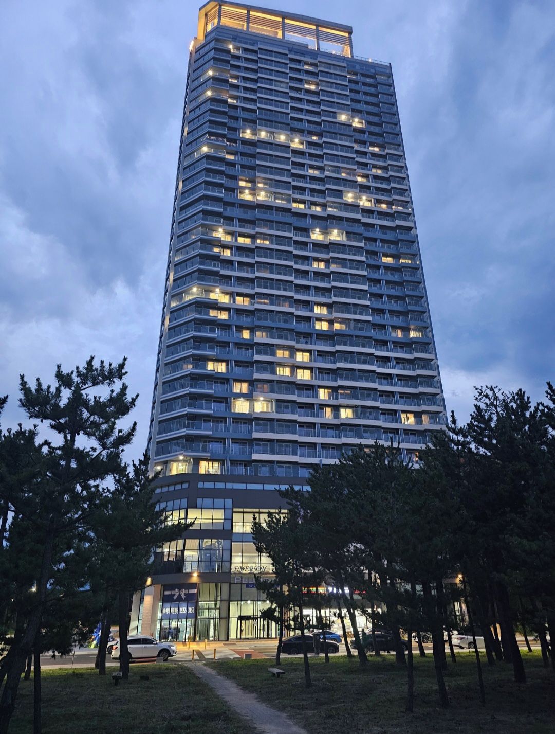 施設の正面