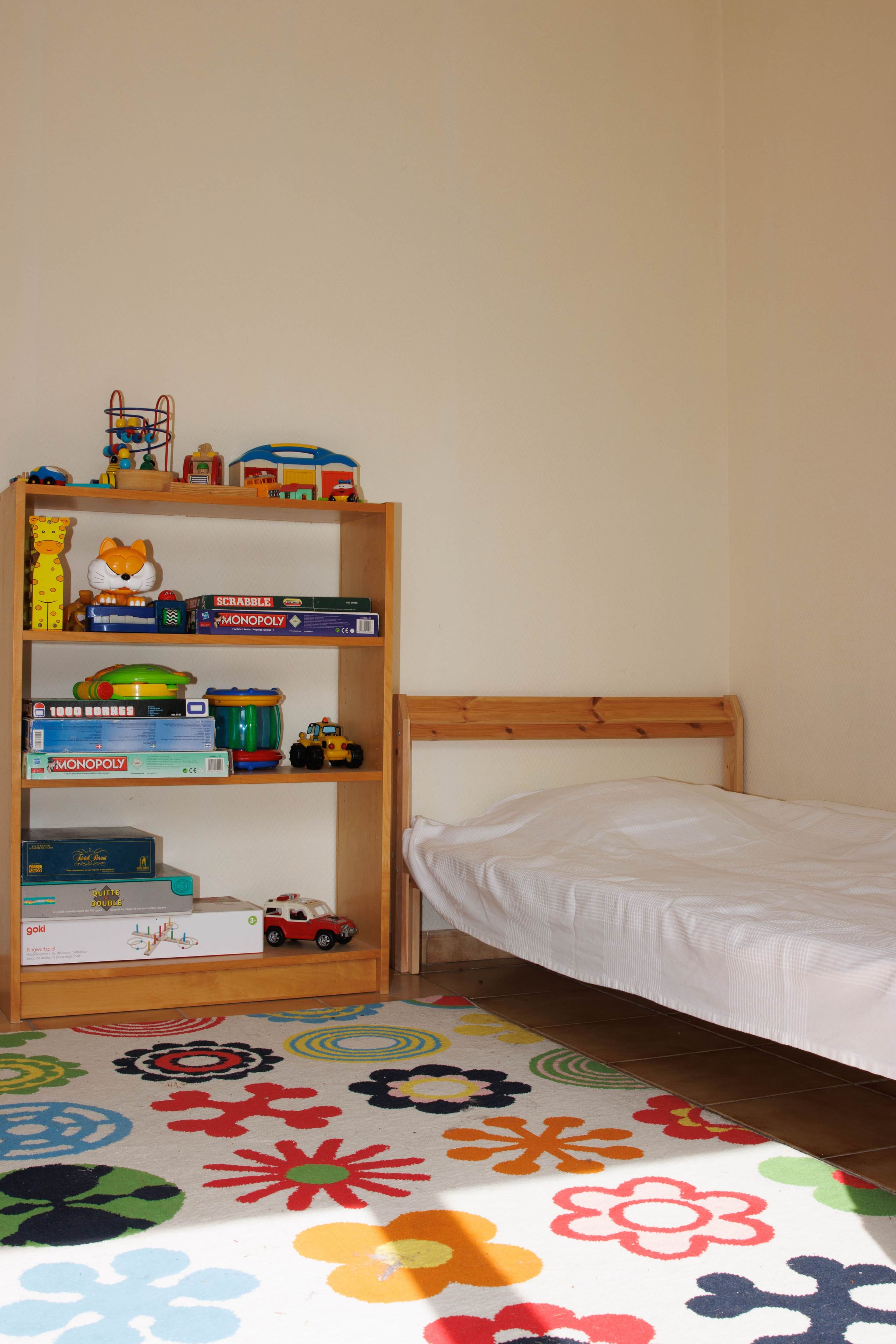 Chambre enfant, lit simple