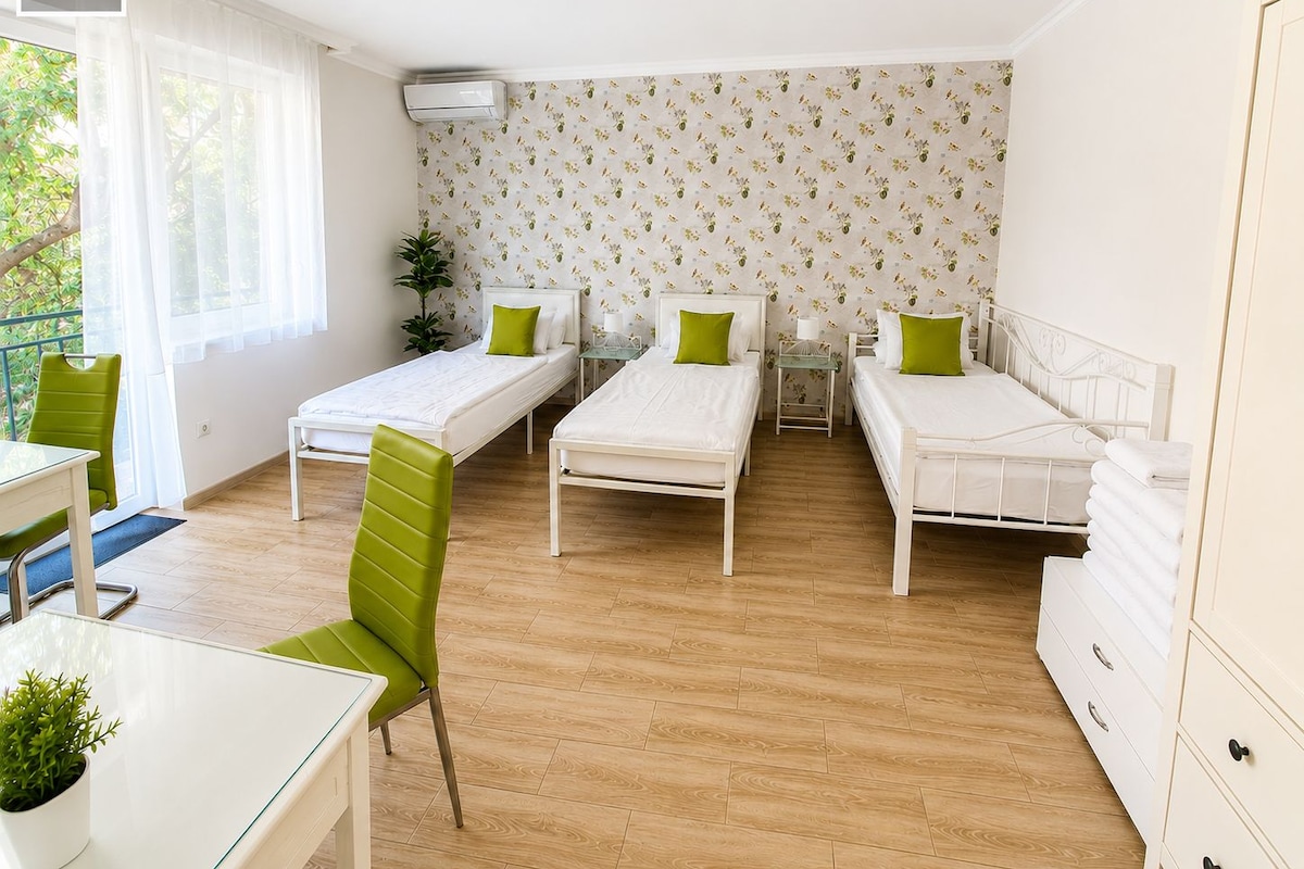 Classic Triple Room, City View | Iron/ironing board (on request), WiFi (free)