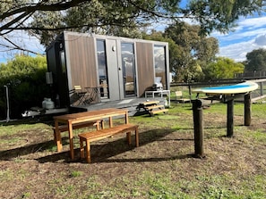 Unclassified image, 4 of 13, button - Cozy Farmstay Tiny Home with Private Bay Access near Phillip Island, Grantville VIC (Bass)