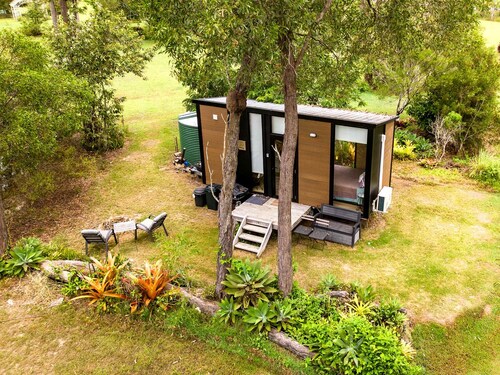 Garden Glamping in a Queensland Tiny House for Relaxation and Recreation