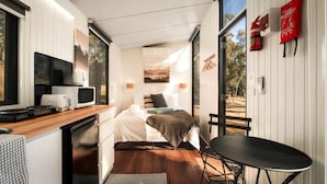 Unclassified image, 2 of 15, button - Luminous Tiny House Perfect for Water and Winter Sports in Victoria, Australia (Howes Creek)