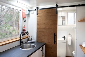Bathroom - Tiny House Retreat with Farm Views and Cozy Comfort in Glenwood, Australia (Gootchie)