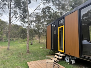 Unclassified image, 3 of 28, button - Off-Grid Tiny House with Cozy Firepit Retreat in Steiglitz, Australia (Steiglitz)