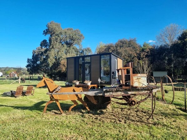 Unclassified image, 1 of 26, button - Victoria Tiny House for Couples Glamping on a Homestead (Gobur)