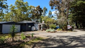 Unclassified image, 2 of 17, button - Secluded Tiny House Loft with Living Room Space, Tennis Court and Swimming Pool in Victoria, Australia (Dadswells Bridge)
