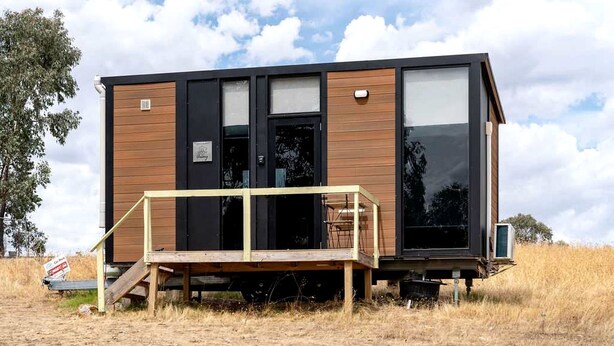 Unclassified image, 1 of 12, button - Sunset Tiny House for a Victoria Glamping Getaway (Balmattum)