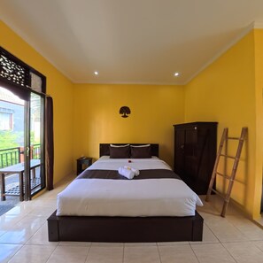 Deluxe Double Room | WiFi (free) - Lemon Blossom Guest House (Ubud)