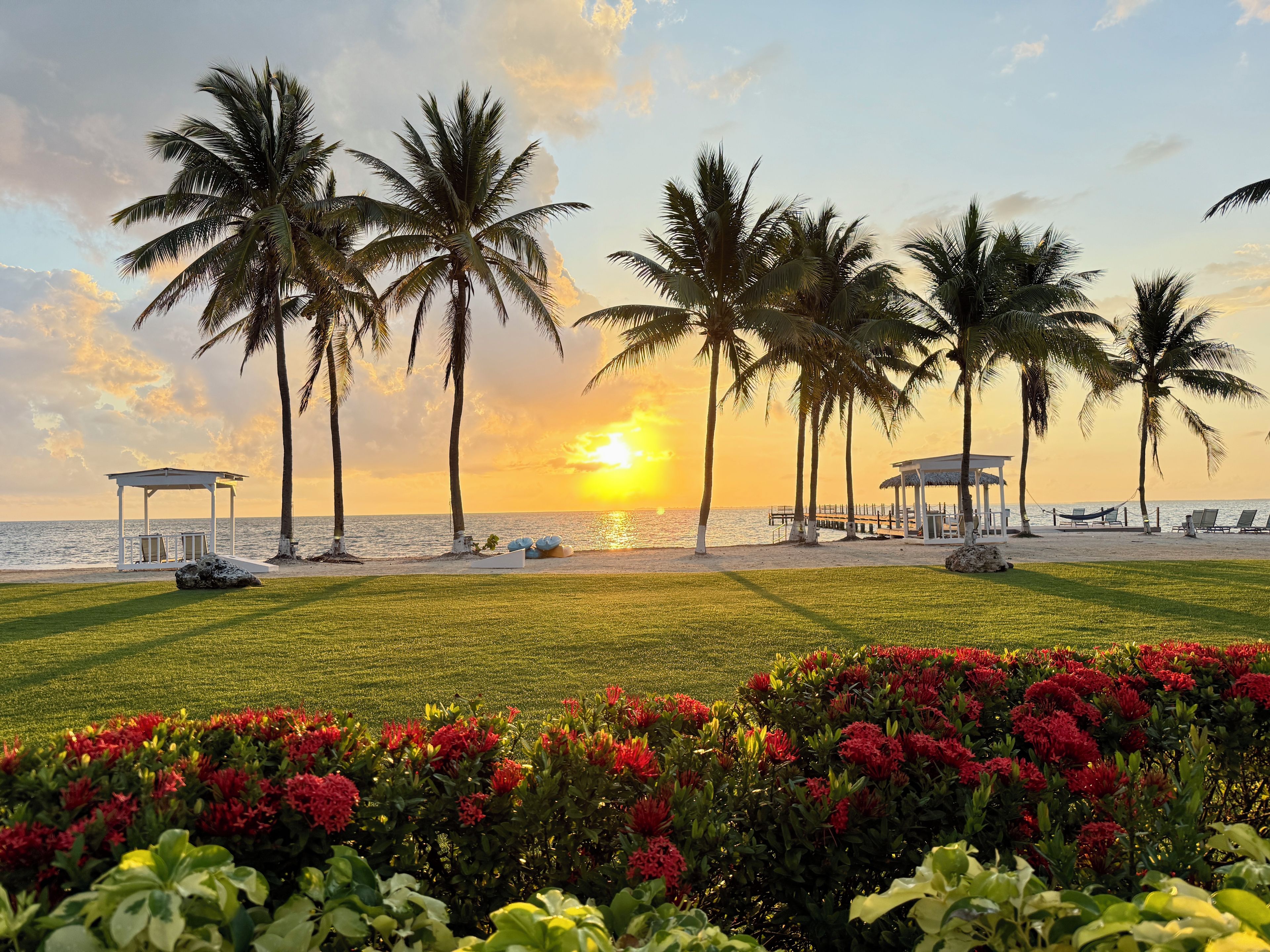 Unwind at sunset with palms, ocean breezes, and golden light.