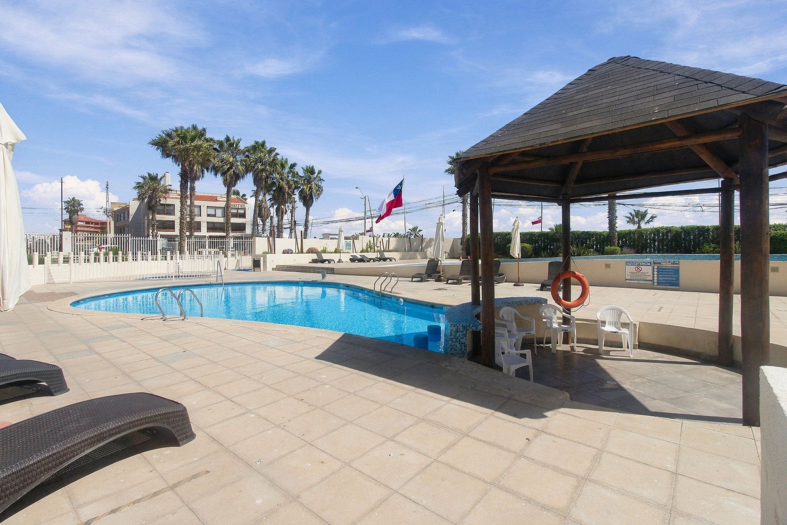 Family Apartment, Balcony, City View | Pool | Indoor pool, seasonal outdoor pool