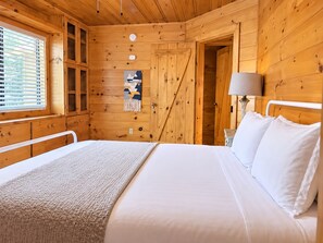 Unclassified image, 4 of 31, button - Creekfront Blue Ridge Cabin - Hot Tub, Game Room, Fire Pit & Spacious Decks (Blue Ridge)