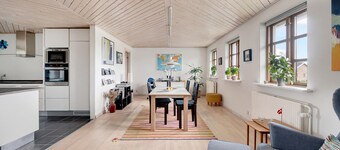 Lovely home in Farsø with house a panoramic view