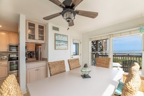 Dining Area - At Last - Scrimshaw II Oceanfront, MP 7, 3 Bedrooms, Flex Stays Off Season (Kill Devil Hills)