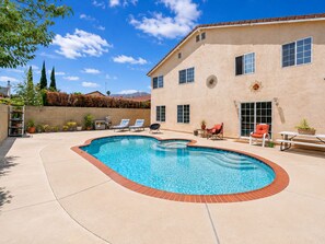 Pool - Spacious 5-bedroom House Retreat with Private Pool and Grill (Hacienda Heights)