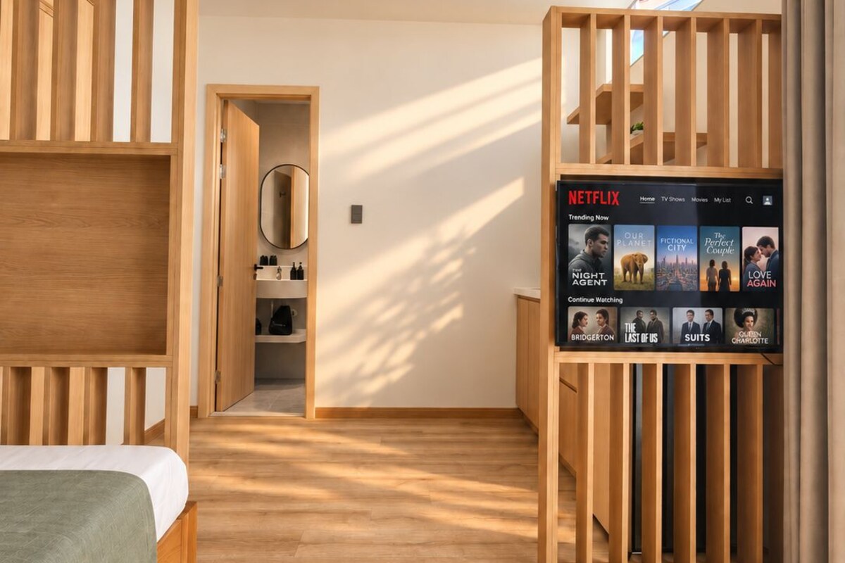Quarto casal executivo | Cofres nos quartos, Wi-Fi de cortesia