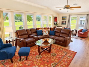 Unclassified image, 3 of 58, button - Orange Blossom CC Home on Golf Course w Golf Cart (Lady Lake)