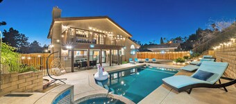Entire Private House with 7 Beds, Pool, Hot Tub, Garage, Gated Yard, Arcade