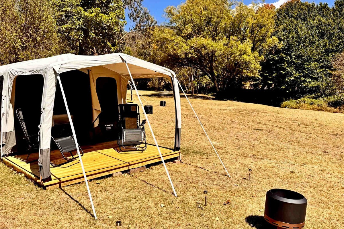 Tent, Shared Bathroom