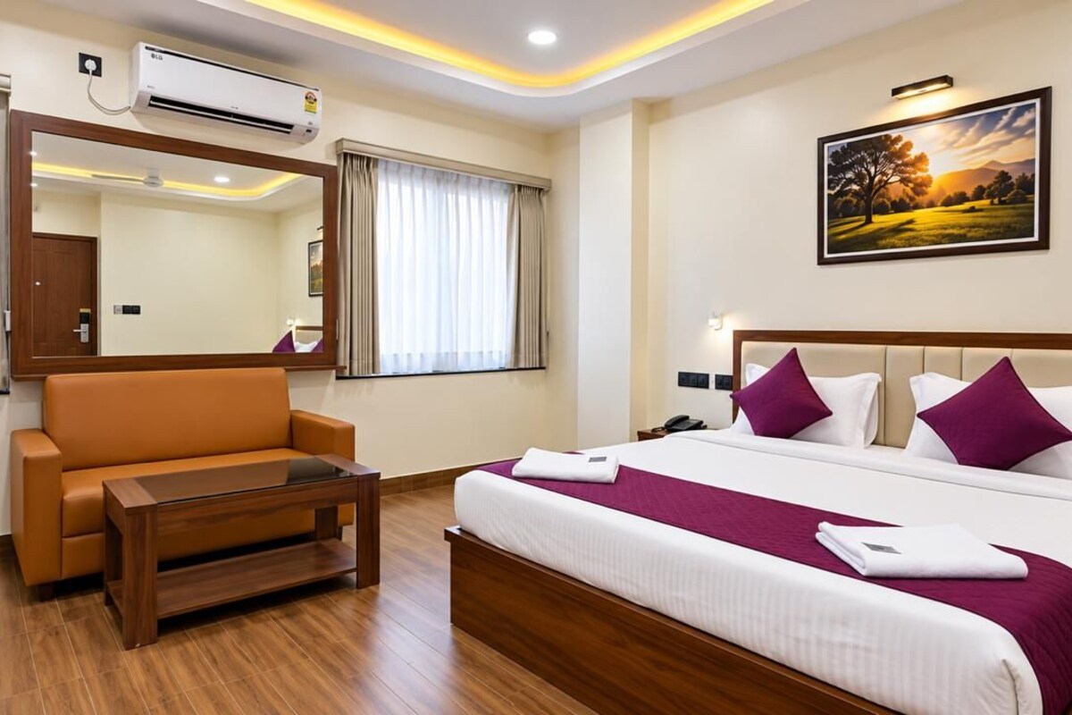 Phòng Deluxe, quang cảnh thành phố | Truy cập Internet không dây miễn phí 