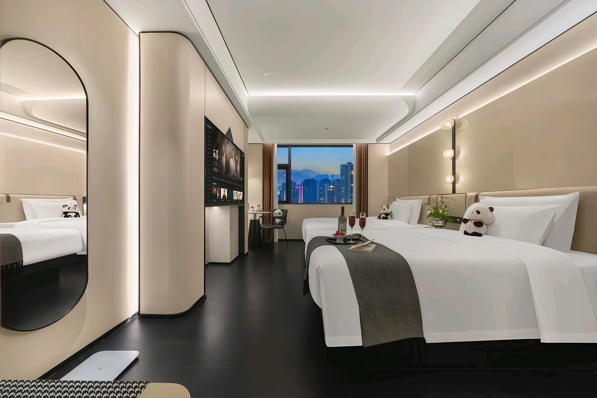 Classic-Zweibettzimmer, Stadtblick