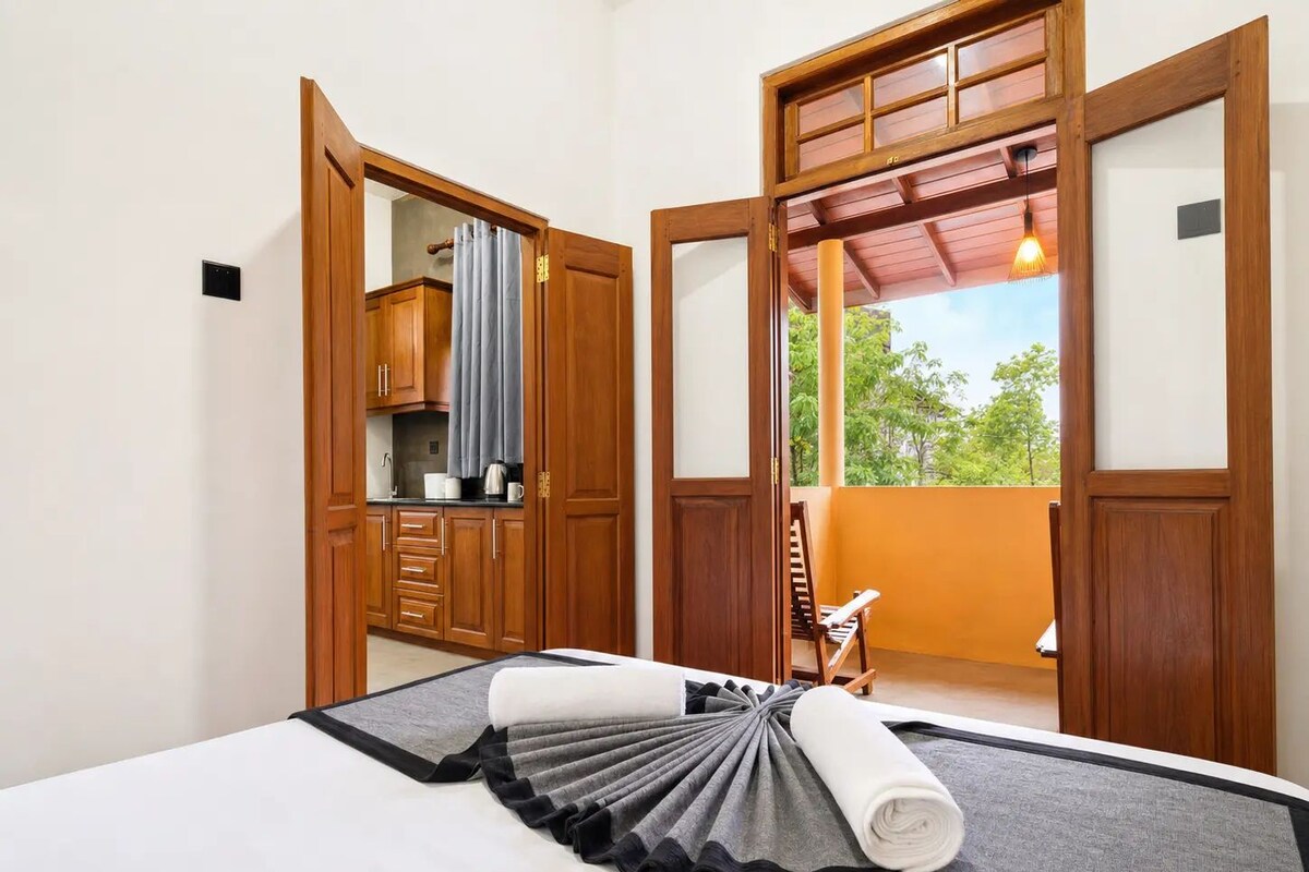 Departamento Deluxe, vista al jardín