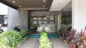 Entrada al alojamiento