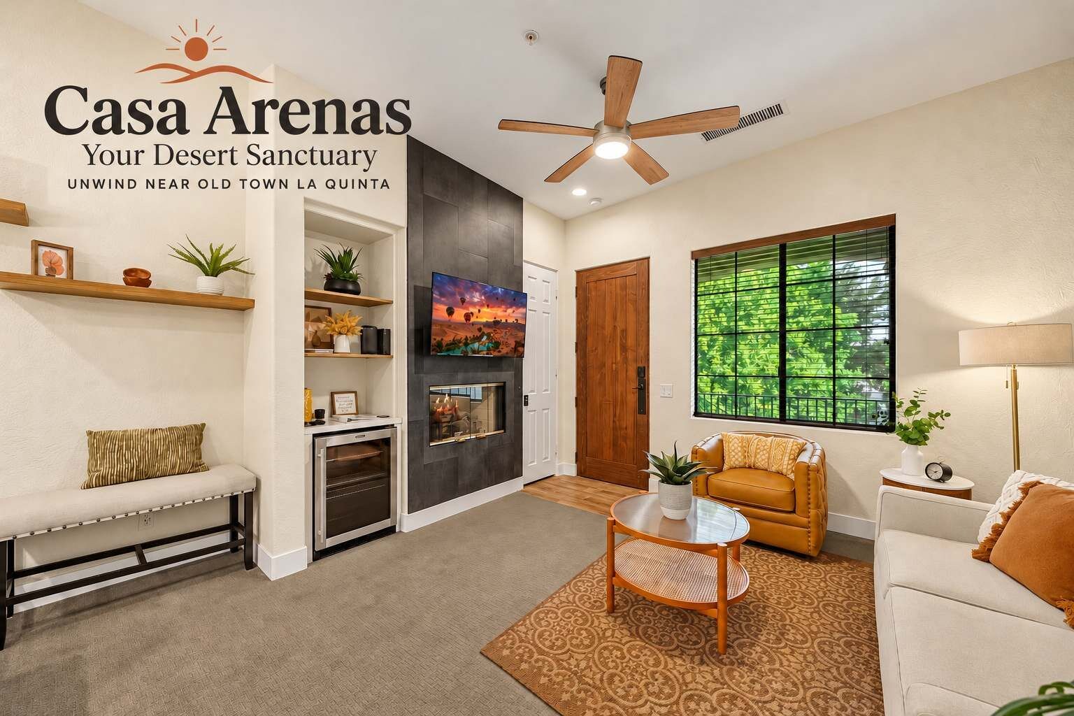 Modern, comfortable living room