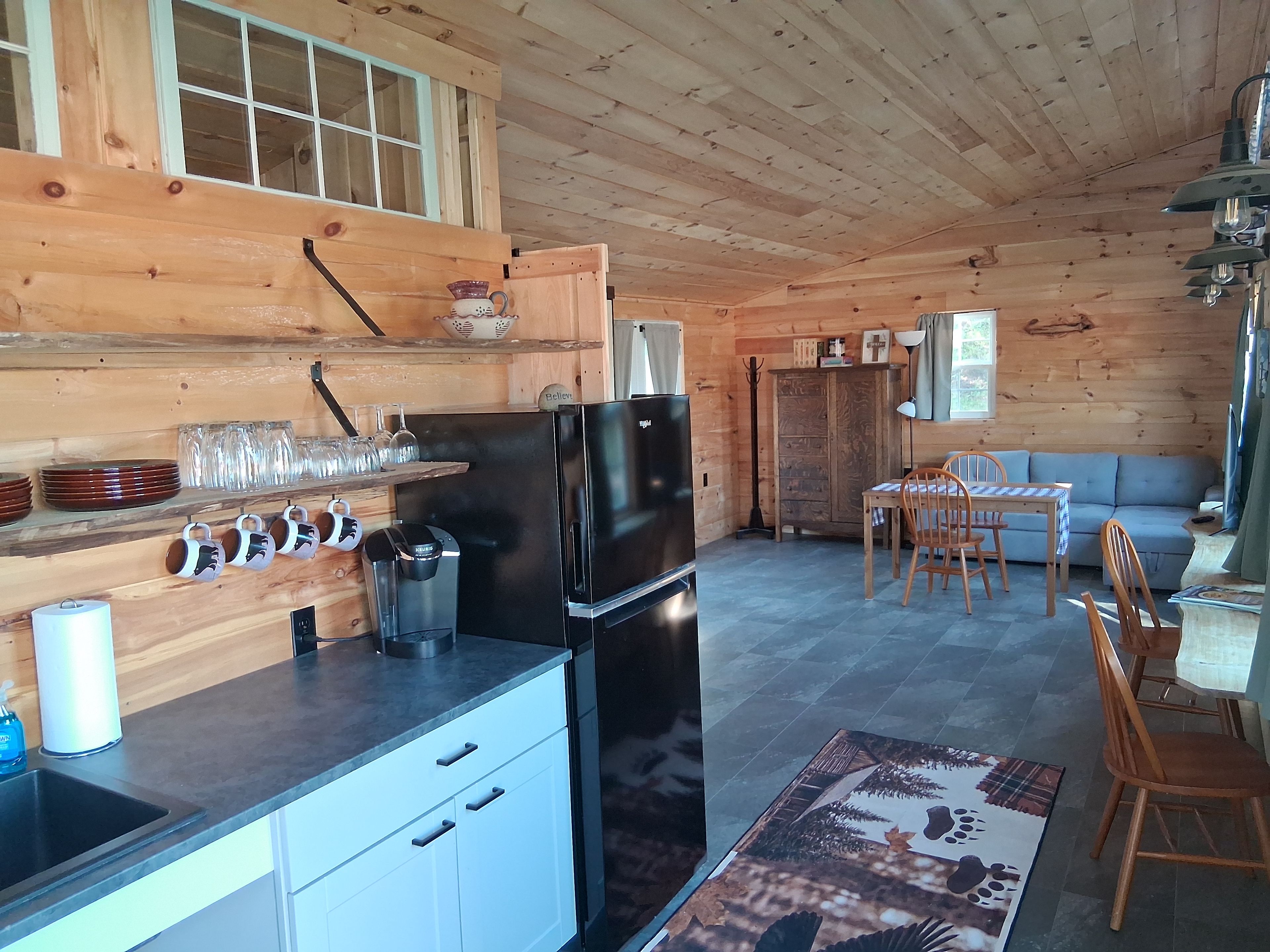 Kitchen right. 