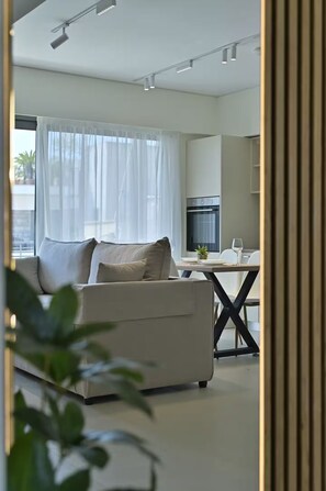 Living area - Luxury Duplex Apartment - Apollo (Dafni)