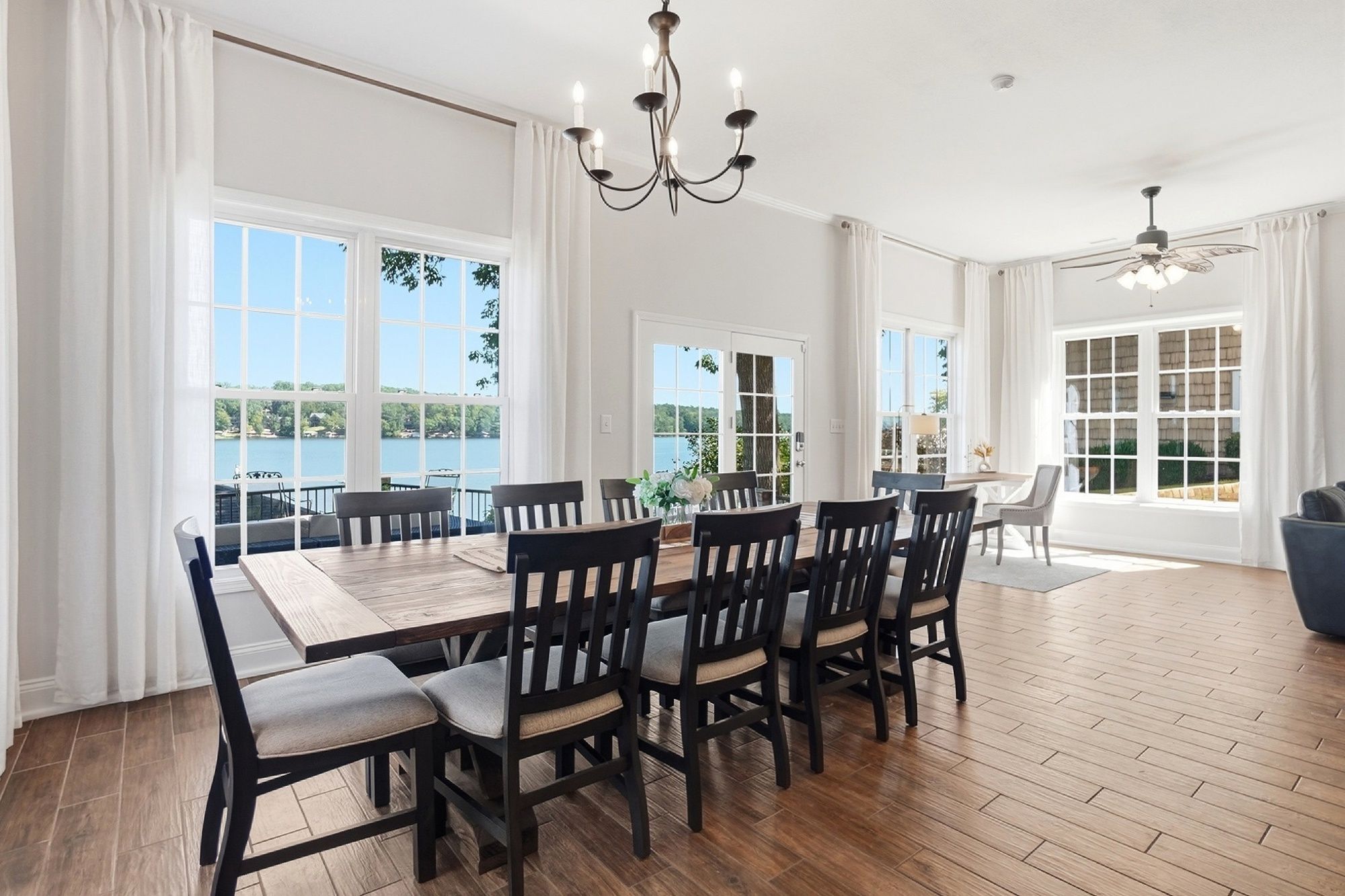 Plenty of room for big family dinners, game nights and lingering around the table.