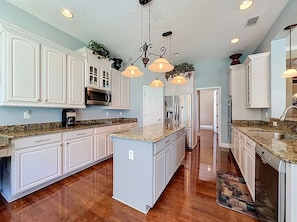 Private kitchen - 5BR Lakefront Estate Home! Long-Term FL Retreat Pool & Dock & Boat Ramp Access! (New Port Richey)
