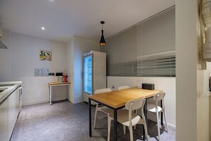 Espaço de cozinha compartilhada