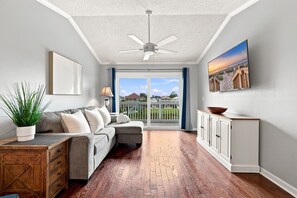 Living area - Waterway Views | 3BR at Carolina Yacht Landing (Little River)
