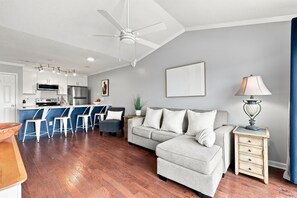 Living area - Waterway Views | 3BR at Carolina Yacht Landing (Little River)