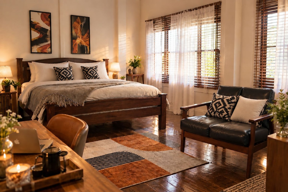 Habitación doble Deluxe, aire acondicionado, vista al jardín | Escritorio, espacio para trabajar con laptop y wifi gratis 