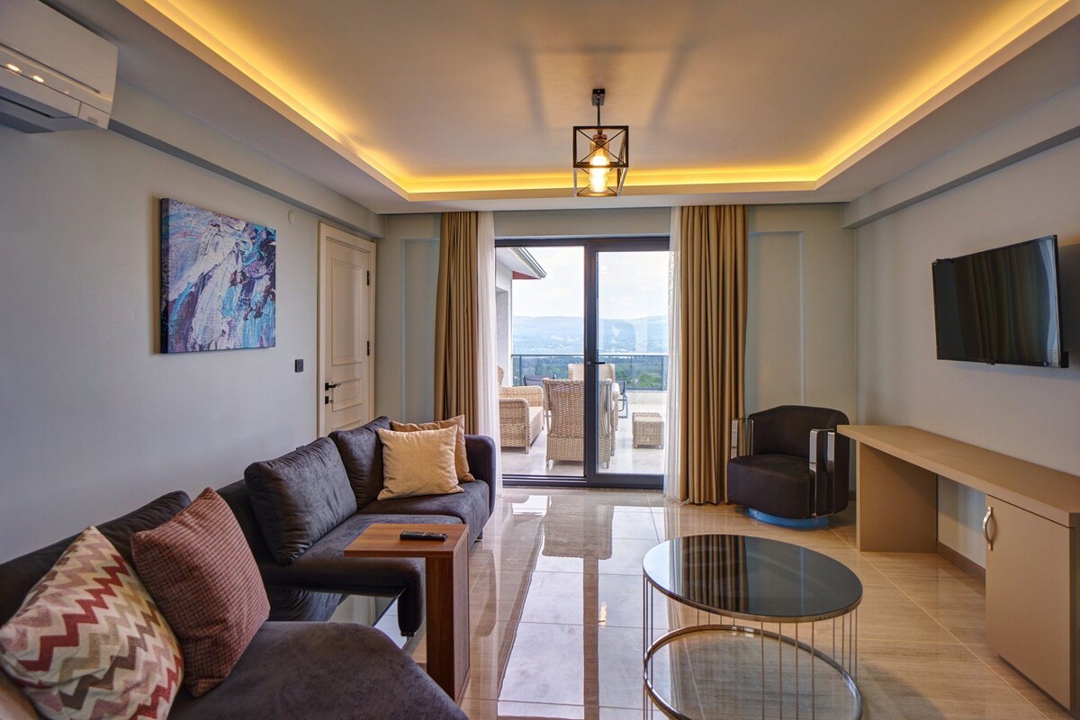 Habitación de lujo | Zona de estar