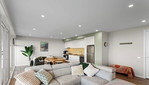 Living area - Sapphire Apartments – San Remo Ocean View Escape (San Remo)