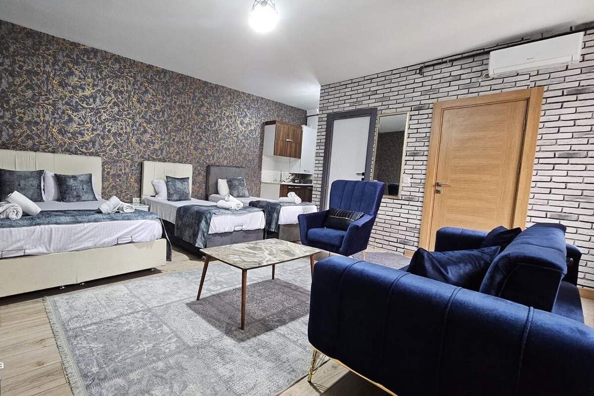 Soundproofing, iron/ironing board, WiFi (free)