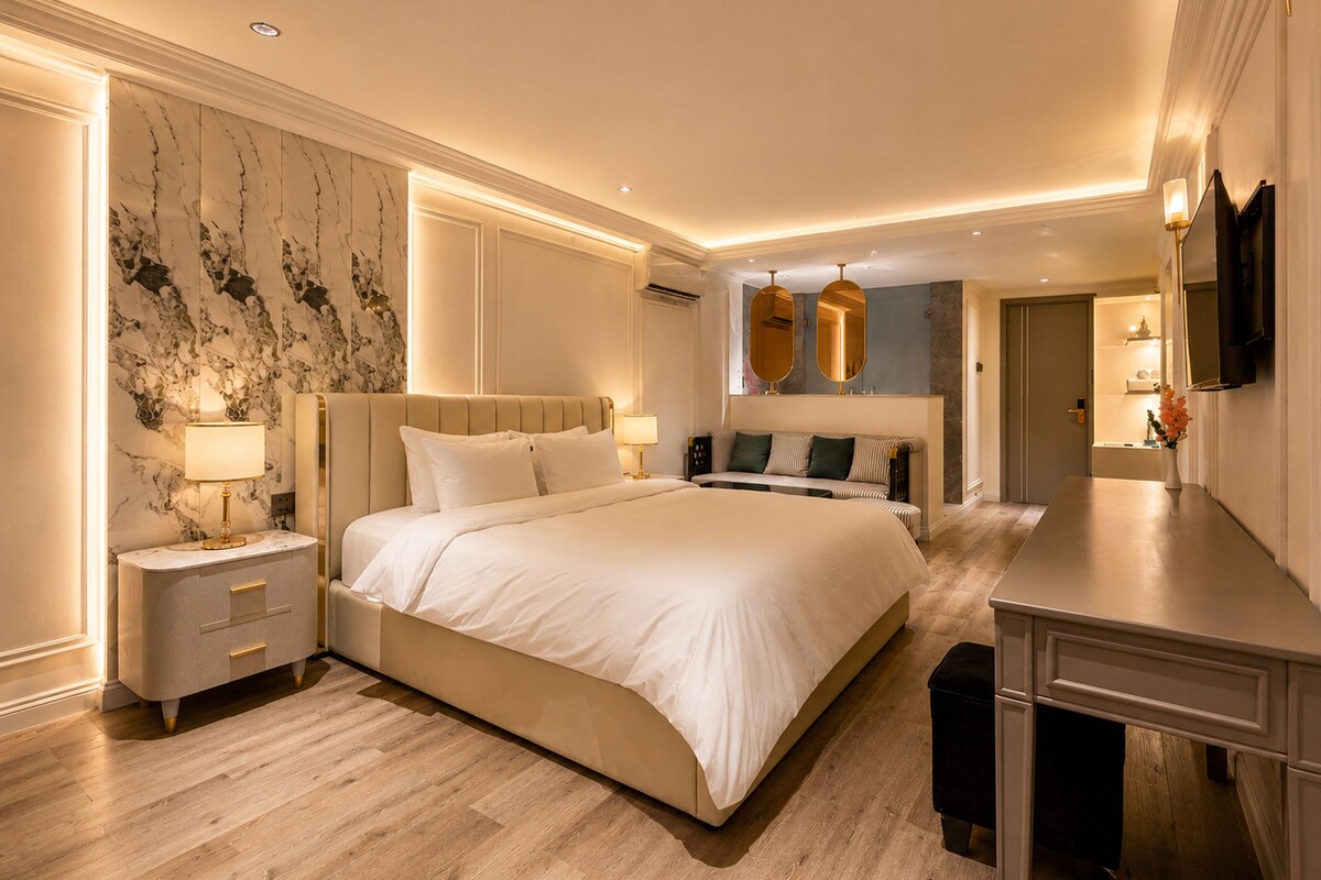 Habitación ejecutiva doble | Escritorio y wifi gratis