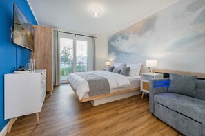 Room - Modern vacation rental with a terrace, sauna, and recreation area (Zirchow)